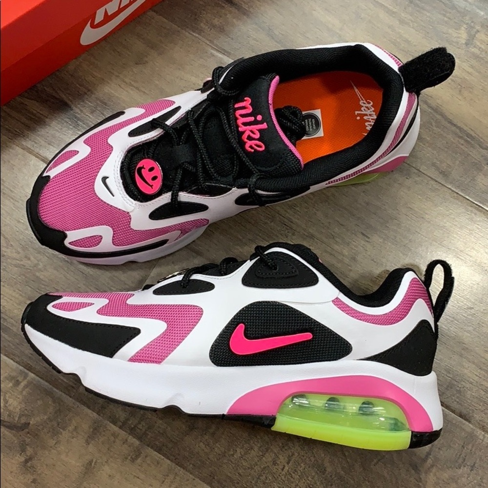 NIKE W AIR MAX 200 black/hyper pink - Picture 3 of 16